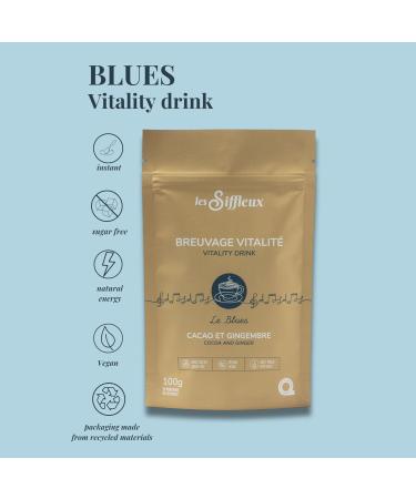 LES SIFFLEUX Hot Chocolate Vitality Drink - Discovery Bundle (3-Pack) - Trio Includes our Cacao Blends Blues Tango and Bollywood (3 x 100g) - Caffeine-Free Sugar-Free Vegan Cocoa Blend - Buy Online on GoSupps.com