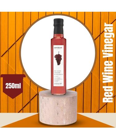 Odysea Balsamic Vinegar Bottle Pick N Mix - Choose From 5 Flavours | Date Molasses Aged Balsamic-Vinegar White-Wine-Vinegar Red Wine-Vinegar Blasamic-Glaze - Pack of 2 X 250ml 250 ml (Pack of 2) - Buy Online on GoSupps.com