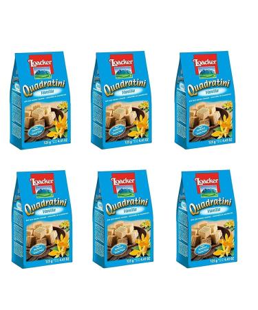Loacker Loacker Quadratini Pack of 6 wafers with vanilla cream 125g