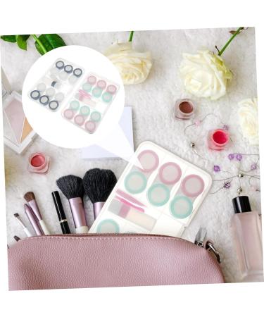 Healeved 4 Sets Eye Travel Mini-Soft Set - Portable Applicator Travel Kit and Stick-Eye Remover Container | Ideal for Home or On-the-Go - 16x10cm - Buy Online on GoSupps.com