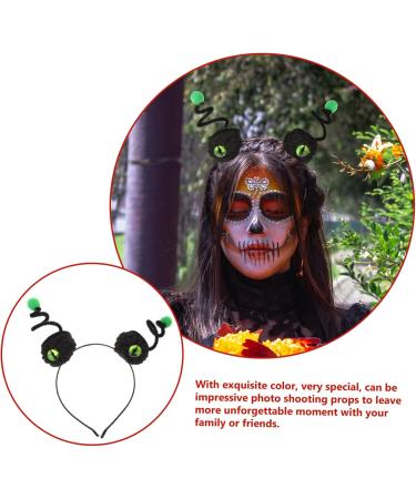 Holibanna Halloween Decoration Halloween Headband Cosplay Devil Headbands Halloween Elements Headband Party Cosplay Costume Halloween Hair Accessories for Women Halloween Headpiece Metal 22x17x4cm Green - Buy Online on GoSupps.com