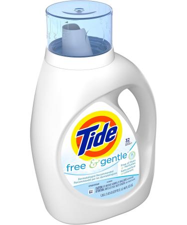 Buy Tide Free & Gentle Detergent - 1 Bottle | International Shipping Available - Buy Online on GoSupps.com