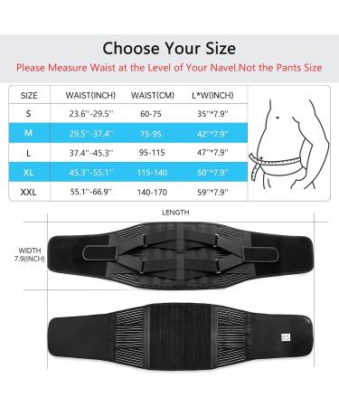 Buy Lumbar Support for Men & Women | Comfortable Back Pain Relief | Double Fit (M: 75-95 cm) - Buy Online on GoSupps.com