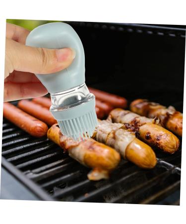 Zerodeko Oil Dispenser Bottle 4 Pcs Silicone Oil Brush Bottle Brush Head Pp High Temperature Resistance Convenient Oil Bottle mediumx2pcs Bluex2pcs - Buy Online on GoSupps.com