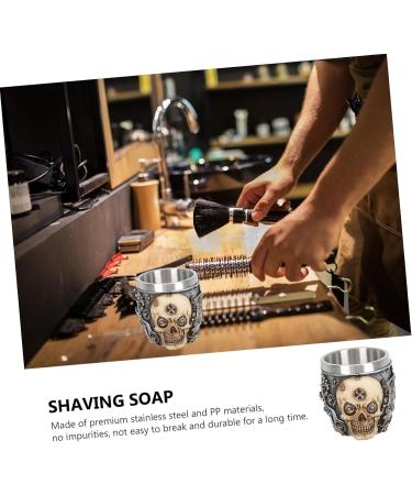 Fomiyes 3-Piece Stainless Steel Soap Razor Set for Men - Foam Shaving Cup & Tools | Premium Shaving Experience - Buy Online on GoSupps.com