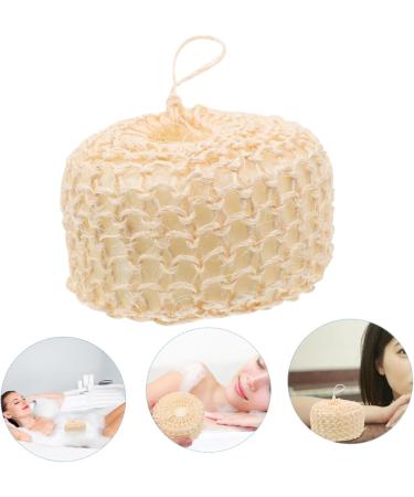Buy Minkissy 2pcs Sisal Sponge Ball Shower Loofah - Exfoliating Bath Scrubber & Body Cleaning Tool for an Invigorating Shower Experience - Buy Online on GoSupps.com