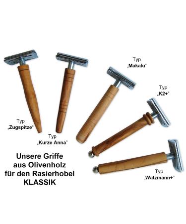 DOM Classic Safety Razor with Olive Wood Handle - Short Anna | Best International Shipping - Buy Online on GoSupps.com