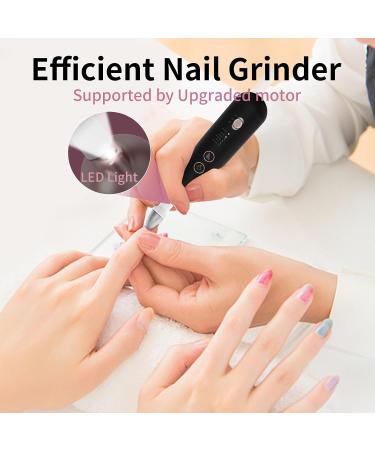 Professional Manicure Pedicure Kit - Cordless Electric Nail File Set for Home & Salon | 5 Speeds Rechargeable Foot Care Tools for All | Ideal for Men Women Babies & Pets - Buy Online on GoSupps.com