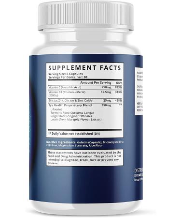 Visisharp Advanced Eye Health Formula for Eyes - 2 Pack | Improve Vision & Eye Health - Buy Online on GoSupps.com