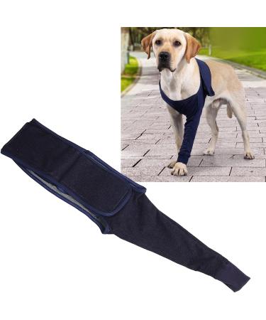 Dog Elbow Brace Protector Breathable Elbow Protector Pads Comfort Highly Elastic Lick Proof Elbow Brace Immobilizer Support for Postoperative Recovery Wound Wrapping Black(L) - Buy Online on GoSupps.com