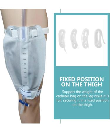 Exceart Catheter Fastening Belt & Urine Bag Wrap Holder - Reusable Stabilization Device (4 Pieces) for Optimal Comfort & Support - Buy Online on GoSupps.com
