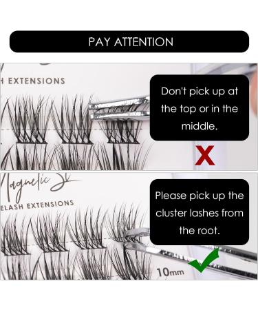 144PCS 3D D Curl Individual Cluster Lashes | Natural Look, Reusable, Soft | DIY Eyelash Extensions | Mix Length 10-16MM - DM20 - Buy Online on GoSupps.com