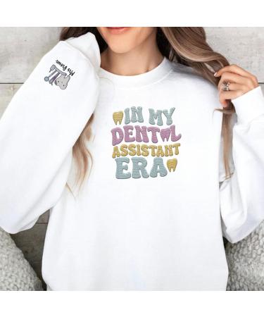 Suseaz Personalized Embroidered Dental Sweatshirt for Dentist and Hygienist Custom Tooth Gift to Save Teeth Day (Cotton Dental11) - Buy Online on GoSupps.com