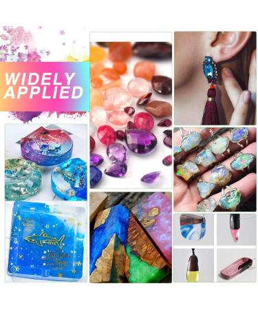 Epoxy Resin Color Dye Set - 12 Vivid Translucent Colors - 10ml Each - Buy Online on GoSupps.com