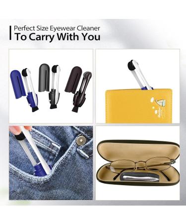 Premium 3pc Eyeglass Cleaner Set | Scratch Remover & Portable Microfiber Technology for Effortless Lens Care - Buy Online on GoSupps.com