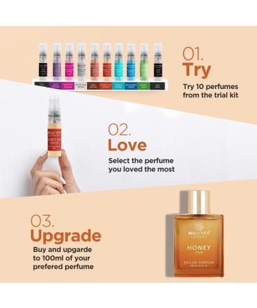 Bella-Vitaa Luxury Honey Oud Unisex Eau De Parfum with Bergamot Patchouli Vanilla|Premium Long Lasting Sweet & Spicy Fragrance for Men & Women 100ML - Buy Online on GoSupps.com