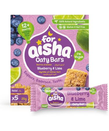 For Aisha Halal Oaty Bars Mixed Case 30 Bars Halal Vegan Nut Free Gluten Free Dairy Free 100% Natural Ingredients Baby Snacks Toddler Snacks - Buy Online on GoSupps.com