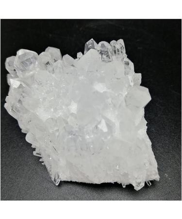 1pcs Natural White Quartz Cluster raw Stone Clear Quartz Crystal Cluster Ornaments Specimen Stone Crystal Reiki (Color : White Size : 50g) 50g White - Buy Online on GoSupps.com