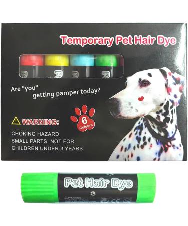 Dog Hair Dye | Styling and Coloring Pencil for Hair | Safe and Washable Temporary Paint for Creative Grooming and Festive Events - Buy Online on GoSupps.com