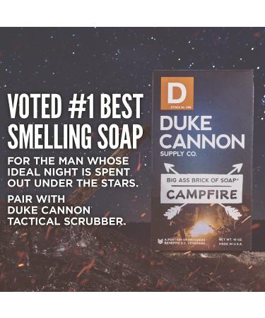 Duke Cannon Great American Frontier Men's Big Brick of Soap - Campfire 10oz - Buy Online on GoSupps.com