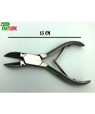 PakTurk Diabetic Nail Clippers for Men with Thick Ingrown Toenails Concave Head Nail Cutter Toenail Clipper German Forged-Toe Nail Clipper - Buy Online on GoSupps.com