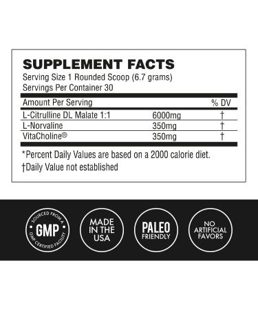MetCon Power Pre-Pump Nitric Oxide Booster - Pre Workout Nitric Oxide Supplement - Boost Nitric Oxide Increase Blood Flow and Amplify Strength - All Natural | Unflavored - Buy Online on GoSupps.com