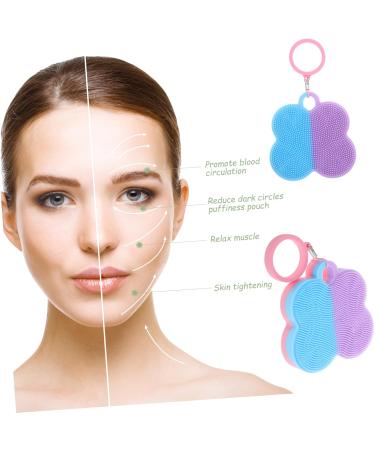 Healeved Face Scrubber Face Exfoliator Face Brush Face Silicone Scrubber Facial Exfoliator Facial Wash Brush Silicone Facial Scrubber Face Wash Brush Silicone Bath Brush Clean Silica Gel 7x7cm As Shown 1 - Buy Online on GoSupps.com