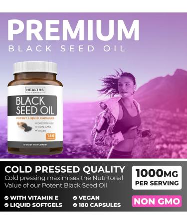 Black Seed Oil & Organic Super Greens (3-Month Supply) Seed & Sprout Bundle of Black Seed Oil (180 Capsules) Cold-Pressed Nigella Sativa & Organic Super Greens Powder (180 Tablets) Complete Superfood - Buy Online on GoSupps.com