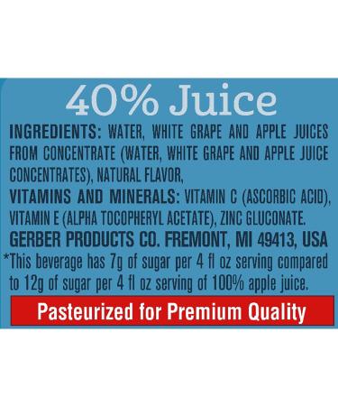 Gerber Graduates Fruit Splashers Juice Strawberry Kiwi 32 Fl. Oz. - Pack of 4 - Buy Online on GoSupps.com
