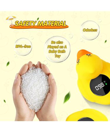 Digital Baby Bath Thermometer - Safe Floating Toy for Infant Newborns | Color Warning | Auto ON/Off - Buy Online on GoSupps.com