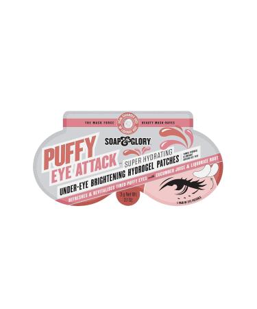 Soap & Glory Mask Duo: Pout About It Hydrogel Lip Mask & Puffy Eye Attack Brightening Under Eye Mask - 2.5g & 1 Count - Buy Online on GoSupps.com