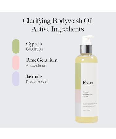 Esker Natural Clarifying Body Wash | Plant-Based Cruelty-Free Clean Beauty | 8.5 oz | International Shipping - Buy Online on GoSupps.com