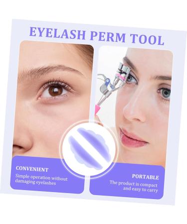 DOITOOL 60 Pairs Eyelash Silicone Patch Silicone Patches Eyelash Perm Kit Eyelash Perm Pads Lash Shield Medium Eyelash Curlers Eyelash Lift Tool Purple Makeup Tools Curly - Buy Online on GoSupps.com