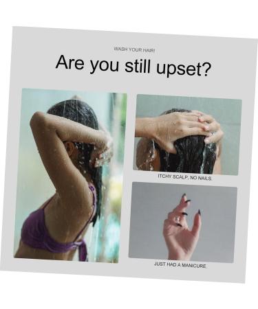 Tovinanna 5-in-1 Shampoo Massage Comb for Men - Soft Paddle Scalp Scrubber & Body Shampoo Brush for Ultimate Hair Care - Buy Online on GoSupps.com