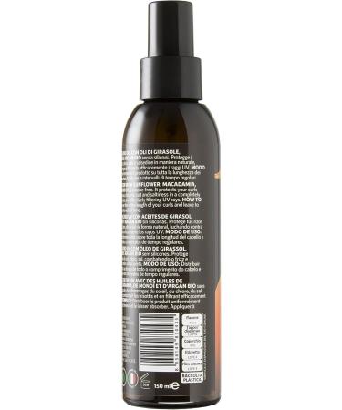 Natural&Amazing Solar Oil with UV Filter for Wavy Curly Super Curly and Afro Hair by DIVINA BLK with Sunflower Macadamia Monoi and Argan Oil Organic (150 ml) - Buy Online on GoSupps.com