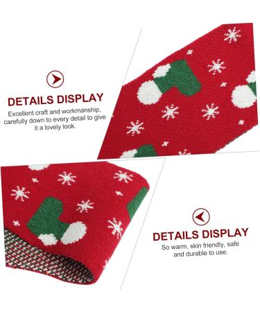 Pretyzoom Christmas Snowflake Scarf - Elegant Winter Scarves for Women | Holiday Gifts & Knitting Design (124x19cm) - Buy Online on GoSupps.com