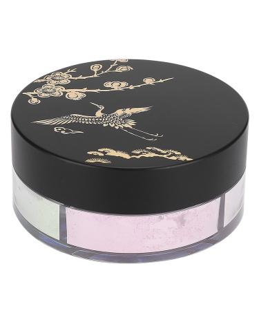 4 Color Loose Powder Oil Control long-lasting face make-up Foundation Make-up Setting Powder Gloss & smoothes the complexion skin tone amplifier (transparent matt 01# (mousse light color)))