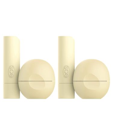 EOS 100% Natural Shea Lip Balm Vanilla Bean 2 Pack 0.39 oz (11 g)