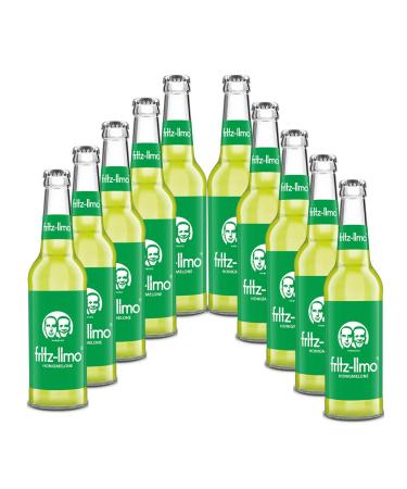 ebaney fritz-limo Pack of 10 Honeydew Melon Bottles 0.33 l