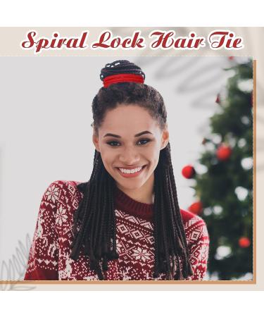 Nosiny 6 Pcs Spiral Lock Hair Ties - Colorful Dreadlock Accessories for Locs - Bendable Bands for Thick Curly Hair - Ponytail Holders for Women Men - Includes 6 Bags - Buy Online on GoSupps.com