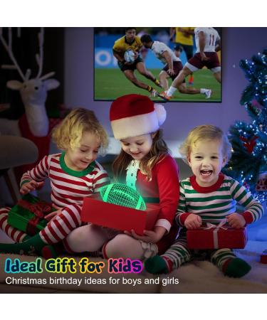 American Football 3D Illusion Night Lamp for Boys | 16 Colors Change with Remote | Sports Fan Bedroom Decor | Great Christmas Birthday Gift - Buy Online on GoSupps.com
