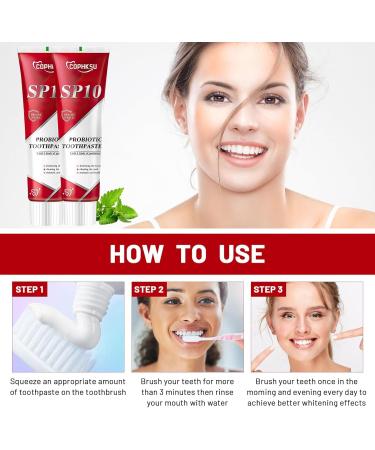 Cophksu Sp10 Probiotic Toothpaste Cophksu Sp10 Probiotic Whitening Toothpaste Sp10 Probiotic Toothpaste SP-10 Toothpaste Sp-10 Ultra Whitening Toothpaste (3 pcs) - Buy Online on GoSupps.com