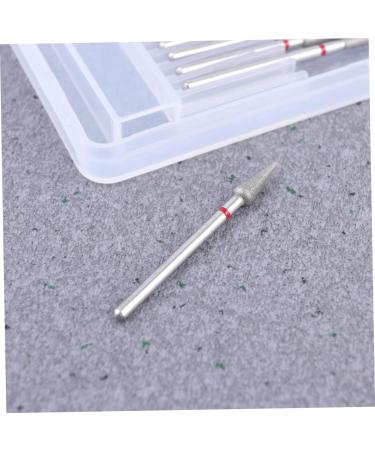 Housoutil 1 Box Nail Grinding Head Polisher Cylinder Drills Abacus Decor Manicure Head Drill Bits Lemon Cocktail Straws Diamond Drill Bit Care Tool - Buy Online on GoSupps.com