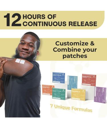 NUTRI-PATCH Sunshine D Topical Patch Infused with D3 K2 Magnesium 30 Count - Buy Online on GoSupps.com