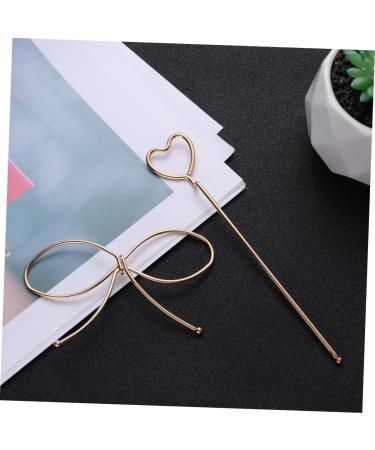 FRCOLOR Vintage Hair Clips Hollow- Out Hairpin Metal Hair Barrettes Bridal Hair Clip Metal Hair Clips Metal Hairclip Bows for Hair Womens Hair Clips Women Hair Pin Bride Wedding Headgear - Buy Online on GoSupps.com