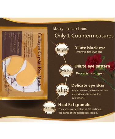 ZJchao Collagen Eye Masks - 50 Pairs Premium Pads for Dark Circles Puffiness & Anti-Aging | Moisture Boost Eye Patches - Buy Online on GoSupps.com