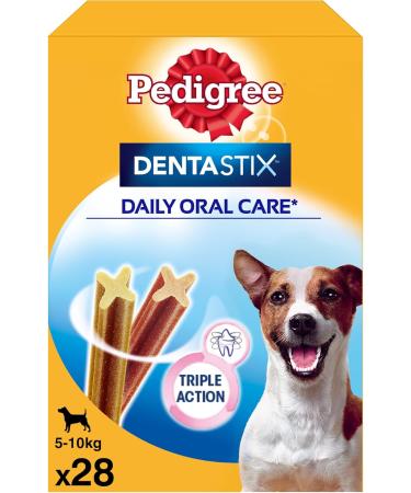 Pedigree DentaStix Daily Oral Care Dental Care Snack for Small Dogs - Chicken & Beef Flavored Dog Treats for Everyday Use - 112 Sticks (4 x 28 Pieces) - Buy Online on GoSupps.com
