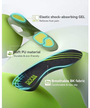 Arch Support Inserts & DynWalker Metatarsal Pads for Plantar Fasciitis Relief - Flat Feet Heel Spur - Size S (Women 7.5-8.5 - Buy Online on GoSupps.com