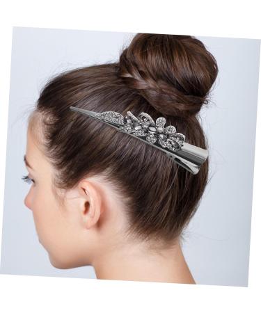 minkissy Large Hair Clip rhinestone hair accessories headgear hair accessories girl hair accessories vintage duckbilled hair clip women hair clip rhinestones clip hairpin large horn clip - Buy Online on GoSupps.com