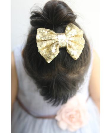 Missgrace Hot Gold Hair Bow - Girls Hair Clips Accessories - Buy Online on GoSupps.com
